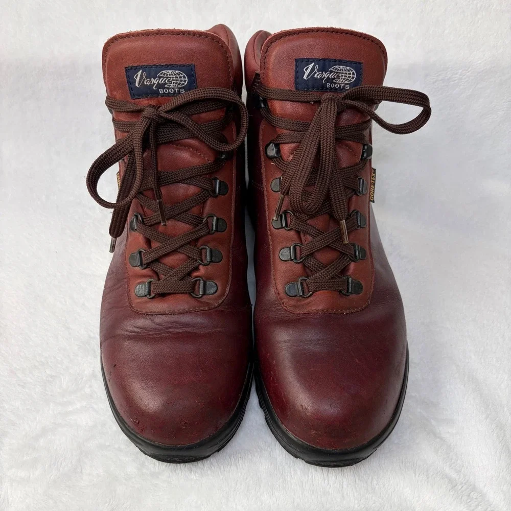 VASQUE Leather Skywalk Sundowner Hiking Boots Gore-Tex Mens 10.5 Brown 7935 VTG
